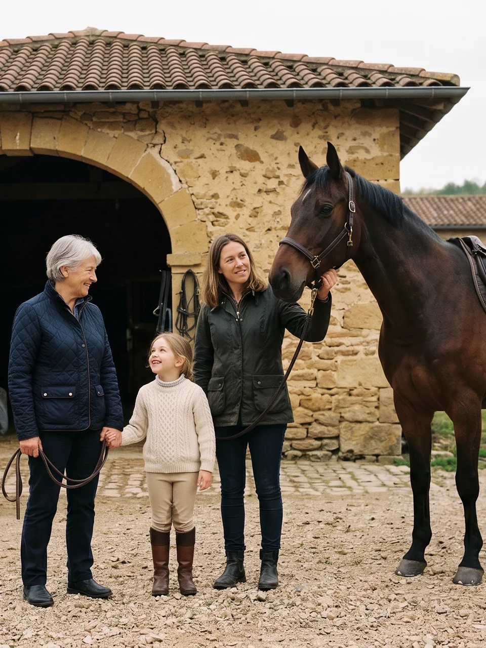 L'équipe, Les Écuries de l'Ormaie, centre équestre à Pommiers-en-Forez